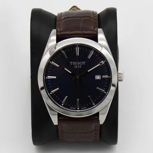 Men's Tissot Gentleman Blue Dial Pre-owned T127.410.16.041.00 - Picture 1 of 6
