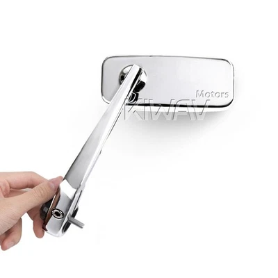 Espejos retrovisores cromados clásicos para Moto Guzzi V7 III Milano roscados barra OEM Foto 1 de 4