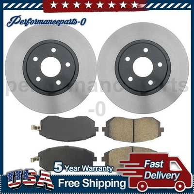 Front Disc Brake Pad Set Disc Brake Rotor for Subaru Legacy 2002-2005 - Image 1 of 4