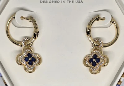 Pendientes Bomb Party Septiembre 2025 ER35003 'Goteado en Secretos' Tréboles Sobre Oro Foto 1 de 4