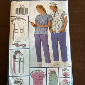 butterick patterns 4946 Unisex Uniform Dress,belt,top,skirt,pants,hat Sz L-XL - Picture 1 of 3
