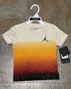 Air Jordan Kids Boy T-Shirt Red, Black, Orange Size 2T With Hanger - Picture 1 of 8