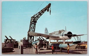 Mobile Alabama Battleship Memorial Park OS2U-3 Kingfisher Aircraft Postcard - Picture 1 of 2