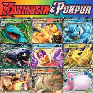 Pokemon Mew 151 Karten Alle Karten Auswahl Deutsch 1-165 Karmesin Purpur NM Holo - Bild 1 von 174