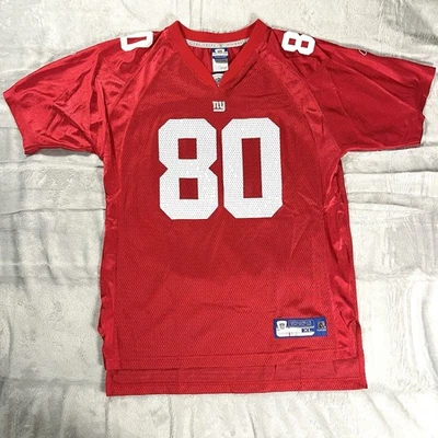 Camiseta Reebok On Field Youth XL Jeremy Shockey 80 New York Giants NFL rara vintage - Imagem 1 de 4