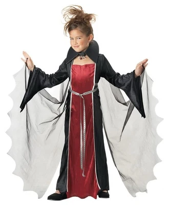 🥥Disfraces California Niño Vampiro Niñas Disfraz Talla XL (12/14)🆕COMO SE MUESTRA👇 Foto 1 de 4