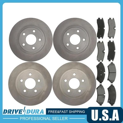 Kit de pastillas de freno de disco delanteras y traseras para Cadillac Seville 1998-2002 Foto 1 de 4