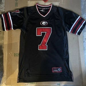 Georgia Bulldogs Jugend Trikot L (16-18) Colosseum Athletics #7 schwarz genäht - Bild 1 von 8