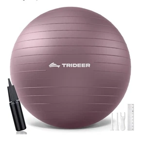 Trideer Yoga Ball - Exercise Ball for Workout Pilates Stability  - LG - 58-65cm - Picture 1 of 2
