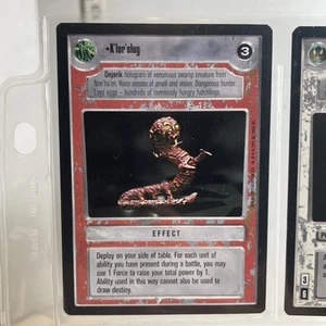 STAR WARS Customizable Card Game Premiere K’lor’ slug Chess #3 Decipher R1 1995 - Picture 1 of 2