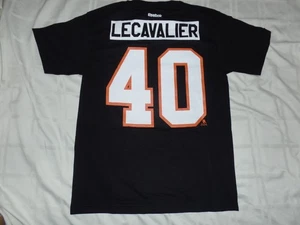Philadelphia Flyers Vincent Lecavalier Black Reebok Shirt Mens New tags Medium - Picture 1 of 3