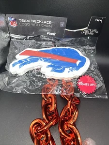 Catena Ventaglio Schiuma Buffalo Bills - LIGHT UP - Collana LED Squadra Grande Logo Rosso - Foto 1 di 3