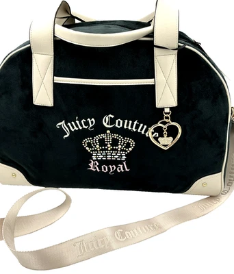 Juicy Couture Kingdom Dome Weekender In Liquorice Juicy Couture Los Angeles - Image 1 of 4