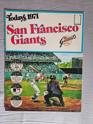 Todays 1971 San Francisco Giants Baseball  Stamp Book - VG - Image 1 of 4