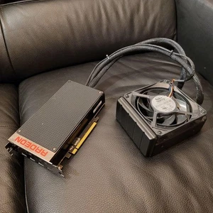 Radeon R9 Fury X 4Gb Hbm Graphics Card Liquid Cooled High Performance Gaming & - Picture 1 of 3