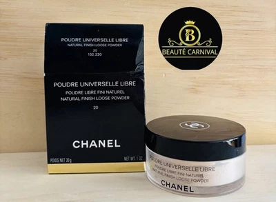 CHANEL POUDRE Natural Finish Loose Powder #20 ~ 1 Oz / 30g ~ New In Box - image 1 of 3