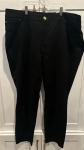INC International Concepts Skinny Leg Mid Rise Hose schwarz Übergröße Damen 20W - Bild 1 von 7