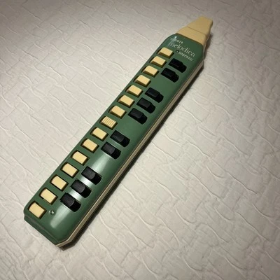 HOHNER  Melodica Soprano Green Musical Instrument Harmonica Germany 1970s Case - Bild 1 von 4