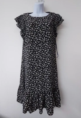 Vestido Tommy Hilfiger Betty Floral Manga Acampanada 10 Viaje Elástico Sin Arrugas Foto 1 de 4