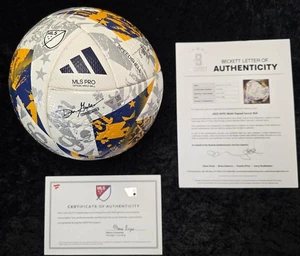 New York City FC mehrfach signiert Saison 2023 Fußball Spiel Ball Spiel gebraucht COA - Bild 1 von 5