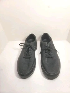 PERRY ELLIS Portfolio Ultra Foam Mens Sz 11.5 Sneaker Casual Shoes Black Laceup - Picture 1 of 9