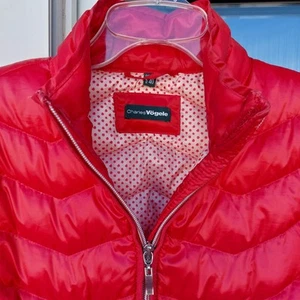 *Charles Vögele* Gr. 40 Damen Jacke Daunenjacke rot Leichtgewicht - Maße i.B. - Bild 1 von 12