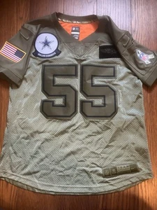 Vander Esch Dallas Cowboys Military Salute to Service OLIVE Trikot Kinder M " - Bild 1 von 7