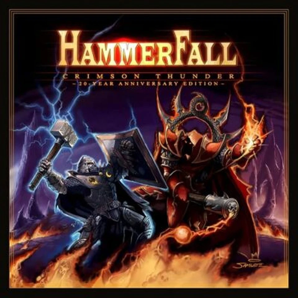 HAMMERFALL-Crimson Thunder 20-Year Anniversary Edition-Japan 3 CD Ltd/Ed Reissue Foto 1 de 1