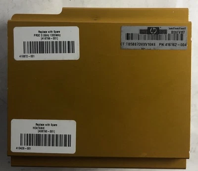 HP ProLiant DL380 G5 Server CPU Heatsink Assembly- 408790-001 - Image 1 of 3