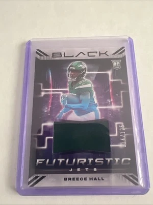 2022 Panini Black - Futuristic Breece Hall #FUT-BHA /125 (MEM, RC) - Image 1 of 3
