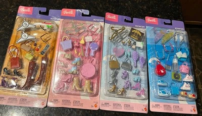 4 2003 Barbie Bonanza Accesorios Zapatos Monederos Botas Chocolates Perfume Todo En Paquete Foto 1 de 4