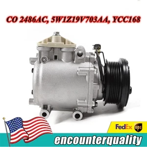AC Air Compressor For Ford Expedition Lincoln Navigator 4.6L 5.4L 03 04 05 06 - Picture 1 of 11