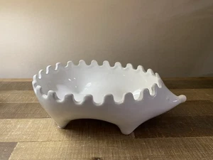 Pier1 Pier 1 weiß Keramik Igel Stachelschwein Schale Schale Tablett - Bild 1 von 4