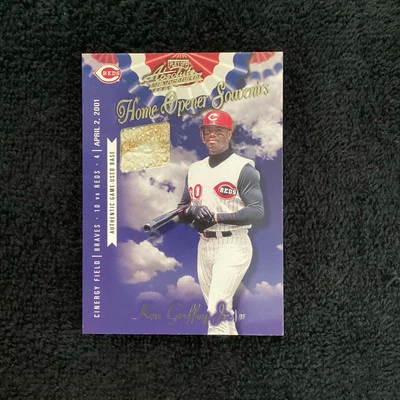 Playoff Absolute 2001 - Souvenirs de apertura en casa Ken Griffey Jr #OD-24/400 (MEM) Foto 1 de 2