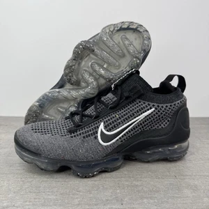 Nike Air Vapormax 2021 FK Flyknit 'Oreo' DB1550-006 Youth's Size 6/Women's 7.5 - Picture 1 of 13