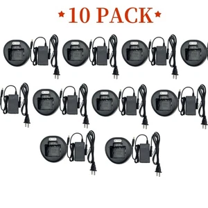 10* Caricabatteria rapido CD-58 per radio VERTEX VX261 VX264 VX410 VX420 VX451 VX454 - Foto 1 di 5
