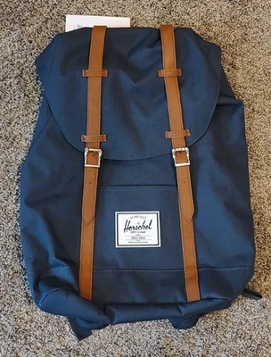 Mochila Herschel Retreat, azul marino, clásica 19,5 L 10066-00007-OS Foto 1 de 4