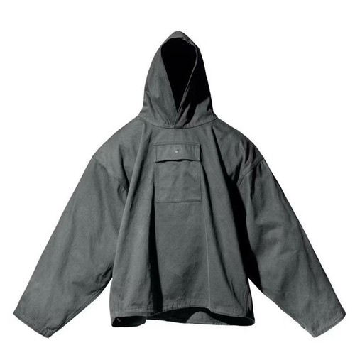 *NUOVO* Yeezy Gap Engineered By Balenciaga giacca in raso verde scuro taglia Med