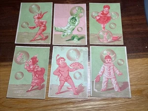 6-Graham Bros. & Co Trade Cards-Toilet Soap-Chicago, IL.  U402 - Picture 1 of 2