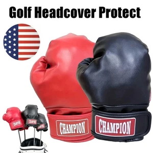 Guante de Boxeo Cubierta de Cabeza de Conductor Clásica Protector Cubierta de Cabeza Cubierta de Club de Golf Deporte - Imagen 1 de 22