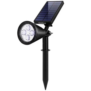 Solar Flag Pole Light, Solar Lights Outdoor Waterproof Landscape Spotlights O... - Picture 1 of 7