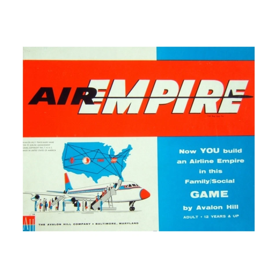 Jeu De Société Avalon Hill Air Empire Boîte Équitable/VG+ - Photo 1/1