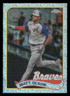2024 Topps '89 Topps Silver Pack Chrome #T89C72 Matt Olson - Image 1 of 2