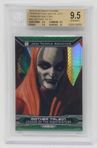 2015 Star Wars Chrome Perspectives Jedi vs Sith Prism Refractors Talzin 9.5 - Picture 1 of 6