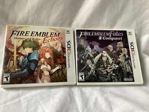 Lot of 2: Nintendo 3DS Fire Emblem Game Cases & Inserts Only No Games