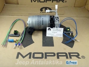 Fuel/Water Separator +2 Wiring kits + Sensor Jeep Wrangler JK 07-18 New Mopar - Picture 1 of 4