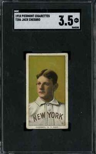 1909 T206 Jack Chesbro Piedmont - SGC 3.5