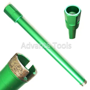 Broca de núcleo de diamante húmedo de 1-1/8" para trituradora de alambre acero ligero hormigón reforzado - Imagen 1 de 5