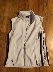 Harley Davidson Women XS Full Zip Vest, Very Soft, Zip Pockets, Very Good!! - Picture 1 of 9