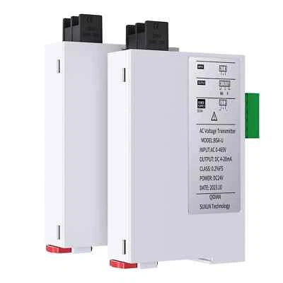 Voltage Transducer Converter DC24V AC0-220V/380V/500V/1000V RS485 Output 4-20mA - Image 1 of 4